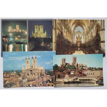 Postcards Lincoln Cathedral. Job lot