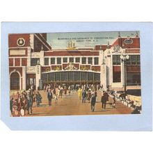 New Jersey Asbury Park Boardwalk & Entrance To Convention Hall~1785