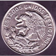 1964 Mexico 50 Centavos Coin