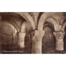 OXFORD CASTLE crypt. used postcard .1944 postmark F Frith & co no 57369 =