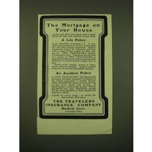 1902 The Travelers Insurance Company Ad - The mortgage on your house