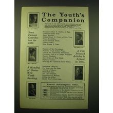 1902 The Youth's Companion Ad - The Youth's companion