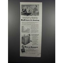 1954 Bell & Gossett Hydro-Flo Heating System Ad