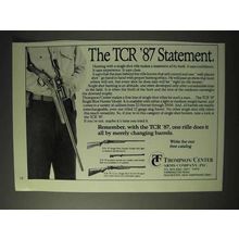 1990 Thompson / Center Arms TCR '87 Firearm Ad