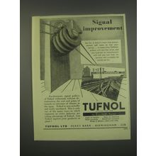 1949 Tufnol Ltd. Ad - Signal improvement