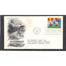 FDC Art Craft 1527 10c Expo '74 (Cachet-Typed/A) CV41679