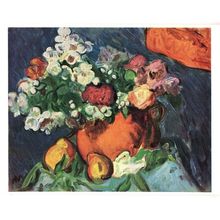 Matthew Smith Syringa Peonies & Pears Painting Postcard