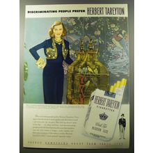 1953 Herbert Tareyton Cigarettes Ad - Mrs. T. Markoe Robertson
