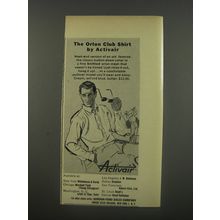 1956 Activair Shirts Ad - The Orlon club shirt by Activair