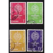 GHANA [1962] MiNr 0134-37 ( O/used ) WHO