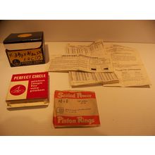 PERFECT CIRCLE PISTON RINGS (1) SINGLE SC80196STD TF10U NOS DANA PARTS CO 1968