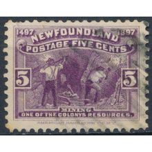 400ᵗʰ Anniv Discovery of Newfoundland: 5c - Newfoundland 1897 - FH - SG 70
