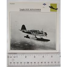 Vought OS2U Kingfisher - USA - Seaplane - Collectors Club Card