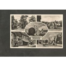 Postcard London Middlesex Pinner Multiview