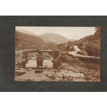Postcard Wales Gwynedd Beddgelert Old Bridge CN&co