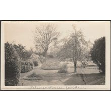 Garden at Felmersham, Bedfordshire, c.1920 - K Ltd RP Postcard