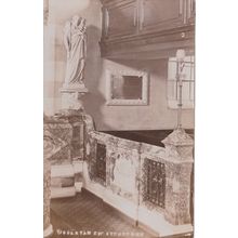 ED 244 STOURPORT - WESLEYAN CHURCH INTERIOR . RP POSTCARD