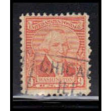 Used 714 9c George Washington Barely Clears K0438