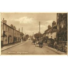 Somerset WILLITON Long Street Postcard (Frith 82098)