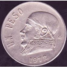 1972 Mexico 1 Peso Coin