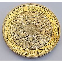 2004 Standing on Shoulders of Giants £2 Coin