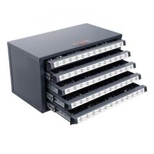 Drill Bit Dispenser Cabinet, Five-Drawer Drill Bit Organizer Cabinet for 33/...