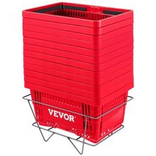 Shopping Basket, 16.9 x 11.8 x 8.7 in/42.8 x 30 x 22 cm((L x W x H), Plastic...