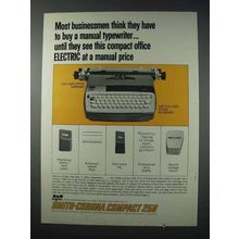 1963 Smith-Corona Compact 250 Typewriter Ad - Electric