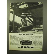 1964 Goodyear Lifeguard Safety Spare Tire Ad