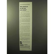 1964 Merrill Lynch Ad - What Do With Your Extra Money?