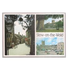 multiview, STOW-ON-THE-WOLD, GLOUCESTERSHIRE unused postcard =