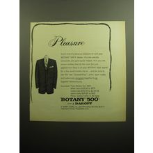 1958 Botany 500 Suits Ad - Pleasure