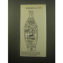 1959 Tullamore Dew Whiskey Ad - Seldom can any of us fill the moment