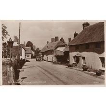 The Square Puddletown Dorset Vintage Real Photo Postcard