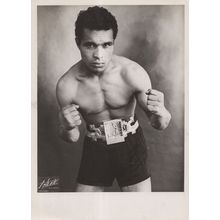 Bouadjemi Mokhfi Algerian Boxer Old WW2 Publicity Photo