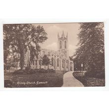 Holy Trinity Church Exmouth Postcard Devon Valentines Brownotype Series