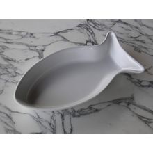 Fish Shaped Dish Seafood Serving Platter Kitchen 33.5cm sushi tray dip vegetable