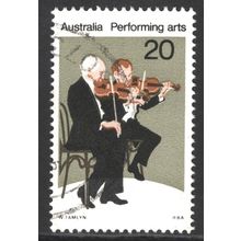 AUSTRALIA 1977: PERFORMING ARTS DEFINITIVES - 20c MUSIC USED (G6)