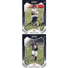 ANDY DALTON & DARNELL MOONEY AUTOGRAPH 2021 CHICAGO BEARS ALL-PRO OFFENSE PLAYER
