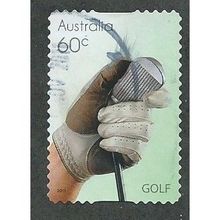 AUS 2011 60c (S/A) 'GOLF- HAND HOLDING CLUB' FINE USED (EBID36-090)