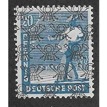 GER 1945 U/M 20pf 'SOWER' (OPTD ALL OVER POST HORNS) (EBID65-647)