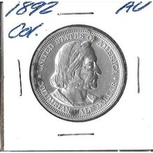 1892 Columbian Silver US Comm Dollar XF Better Date!