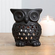 Oil and Wax Melt Burner - Black Owl Oil Burner