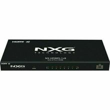 NXG TECHNOLOGY NX-HDMIS-1X8 3D 8-Port HDMI 1.4 1-In/8-Out Splitter