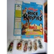 Kellogg`s 2005 Magic Roundabout Cereal Box & Set of 6 Pencil Toppers Sealed 450g