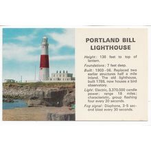 Portland Bill Lighthouse Postcard 0409