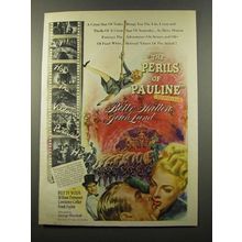 1947 The Perils of Pauline Movie Ad - Betty Hutton