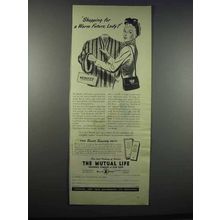 1947 The Mutual Life Insurance Company of New York Ad