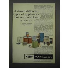 1966 Whirlpool Appliances Ad - Dozen Different Types