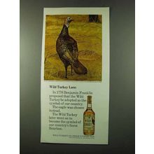 1972 Wild Turkey Bourbon Ad - Turkey Lore